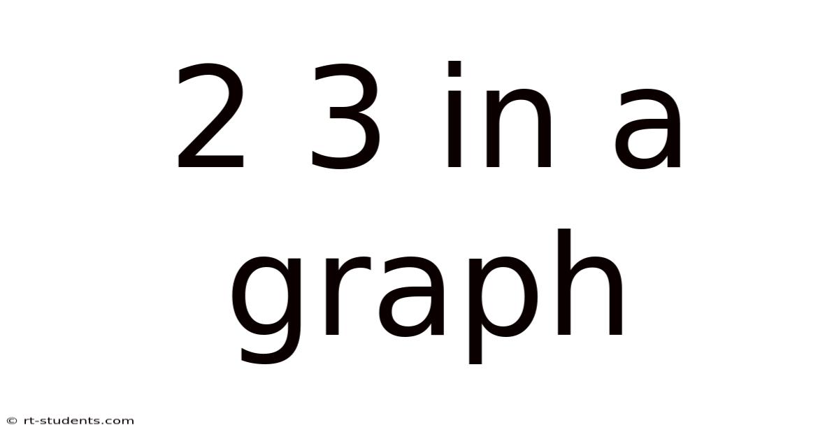 2 3 In A Graph