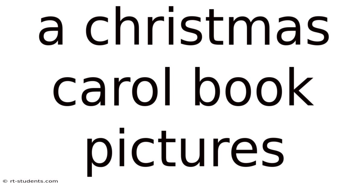 A Christmas Carol Book Pictures