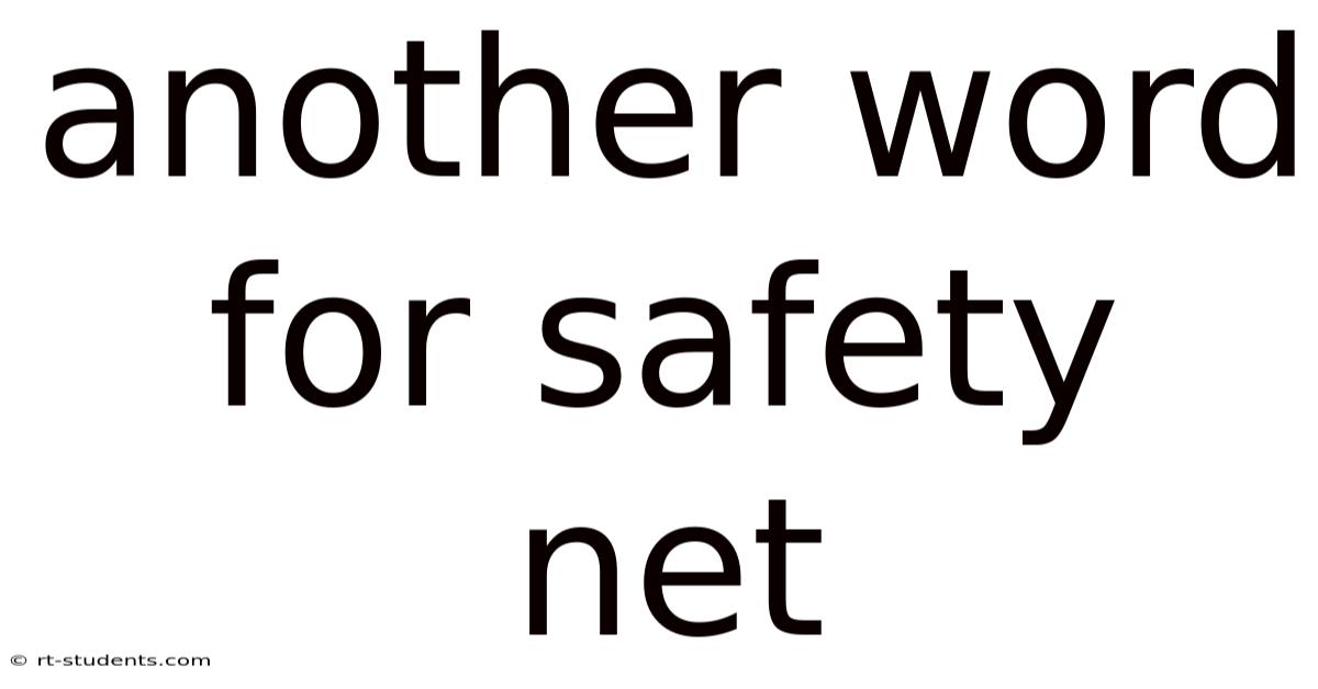 Another Word For Safety Net