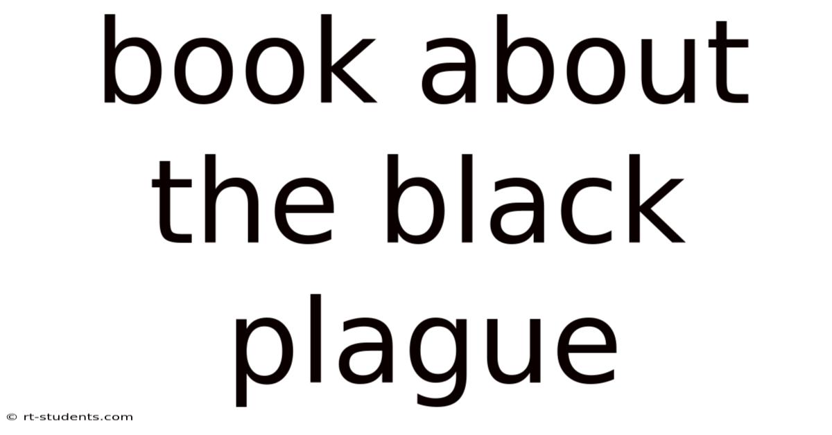 Book About The Black Plague