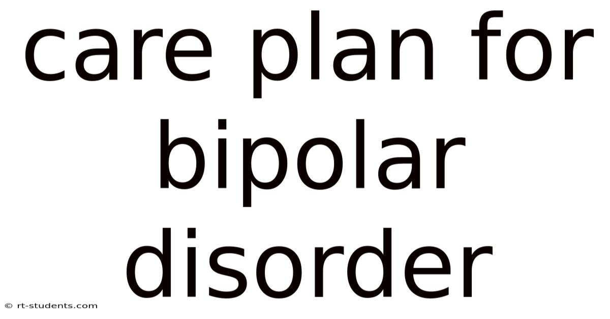 Care Plan For Bipolar Disorder