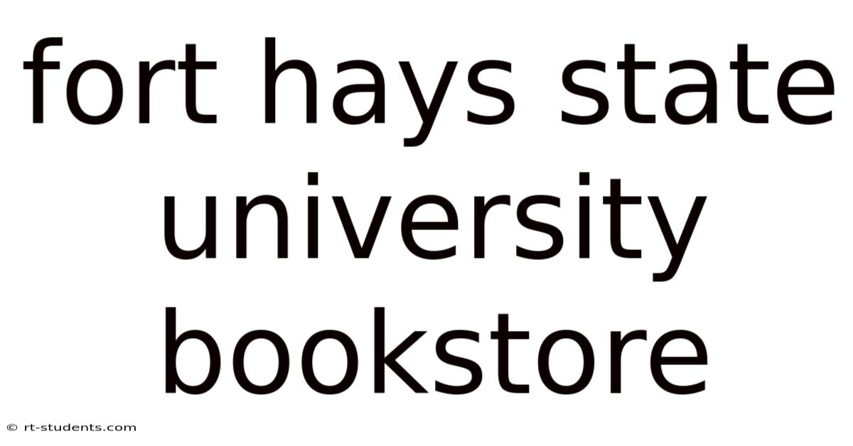 Fort Hays State University Bookstore