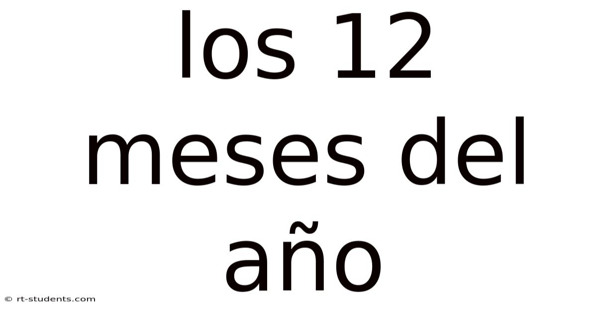 Los 12 Meses Del Año