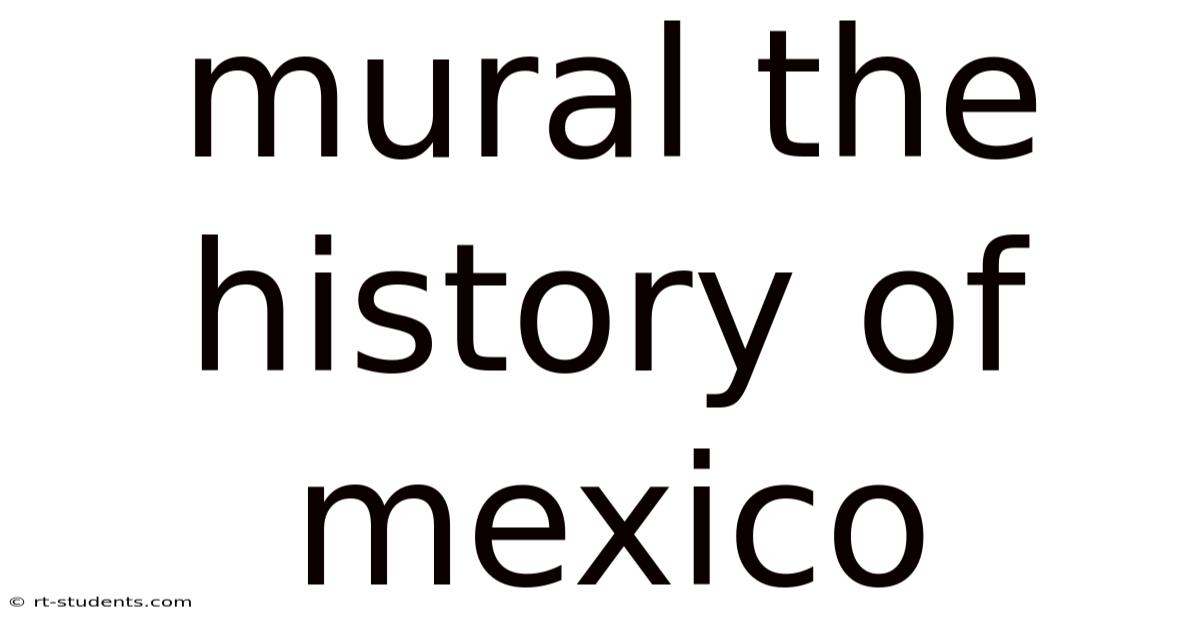 Mural The History Of Mexico