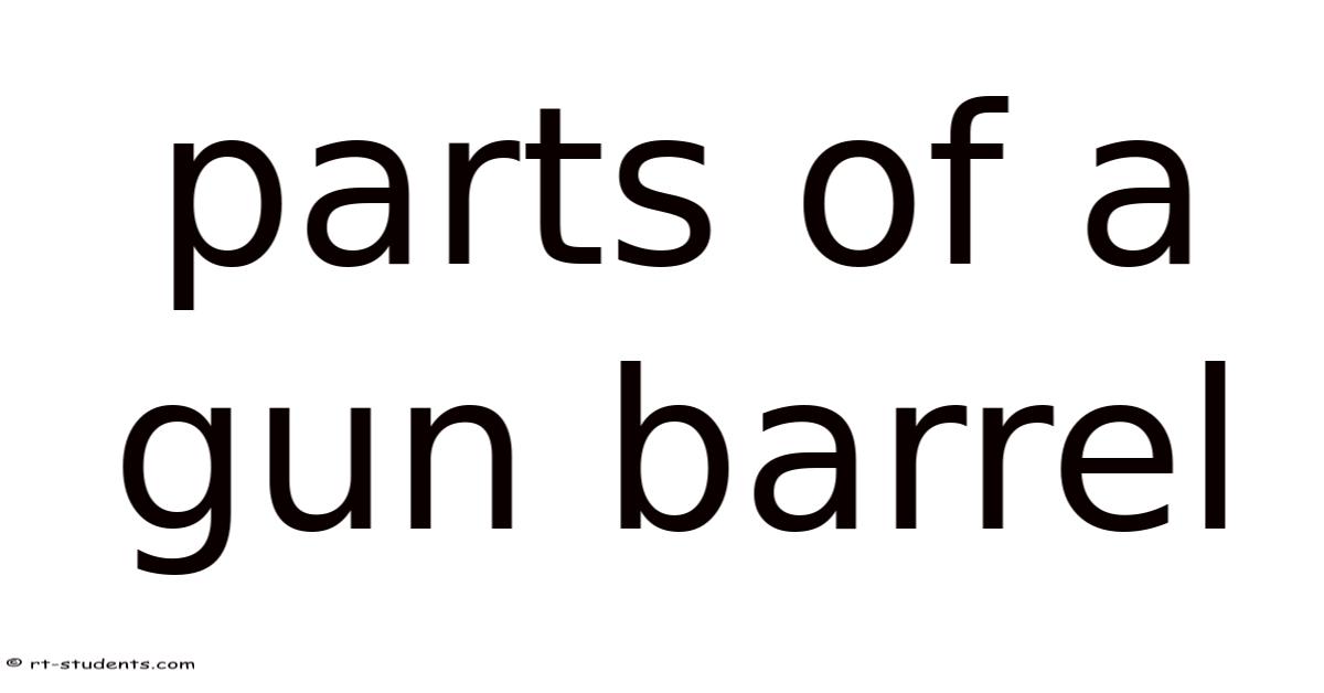 Parts Of A Gun Barrel