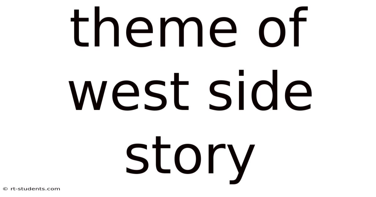 Theme Of West Side Story